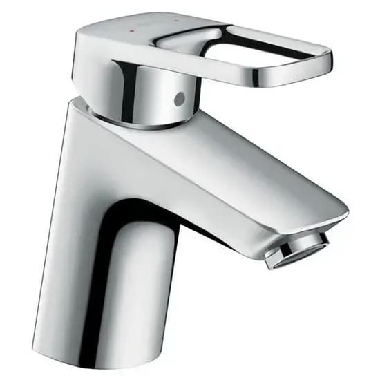 Змішувач для умивальника HANSGROHE LOGIS LOOP 71150000 зі зливним гарнітуром, хром