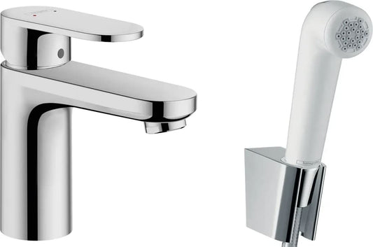 Змішувач для умивальника HANSGROHE VERNIS BLEND 71215000 з гігієнічною лiйкою