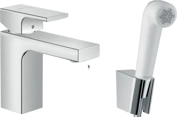 Змішувач для умивальника HANSGROHE VERNIS SHAPE 71216000 з гігієнічною лійкою