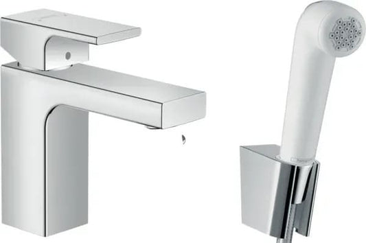 Змішувач для умивальника HANSGROHE VERNIS SHAPE 71216000 з гігієнічною лійкою