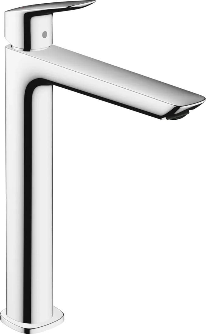 Змішувач для умивальника HANSGROHE LOGIS 71257000 одноважільний, із зливним набором pop-up, хром