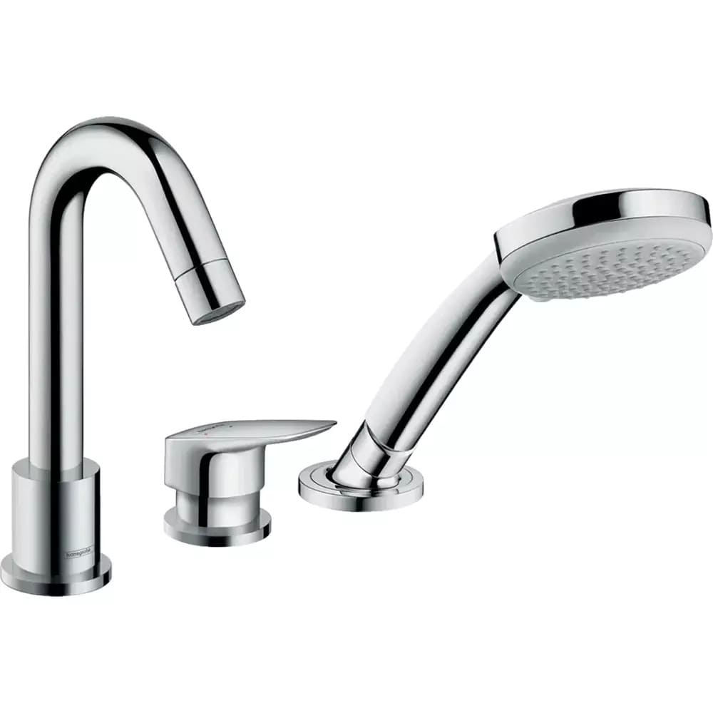 Змішувач для ванни на борт HANSGROHE LOGIS 71310000 на 3 отвори, хром