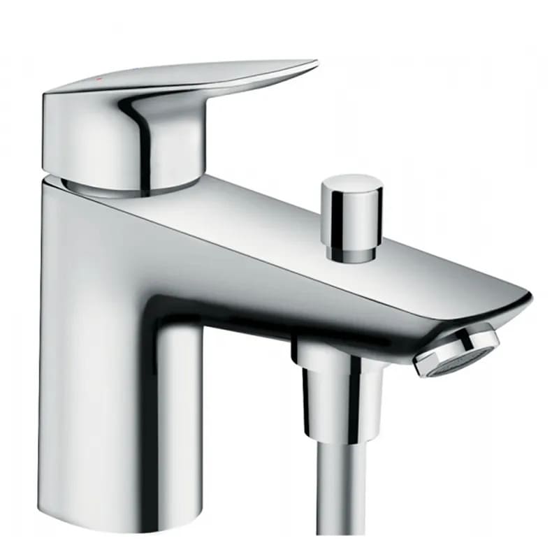 Змішувач для ванни на борт HANSGROHE LOGIS MONOTROU 71312000 з перемикачем на душ, хром