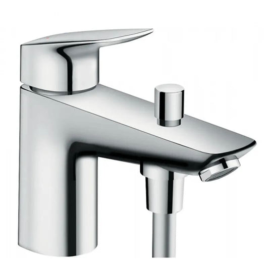 Змішувач для ванни на борт HANSGROHE LOGIS MONOTROU 71312000 з перемикачем на душ, хром