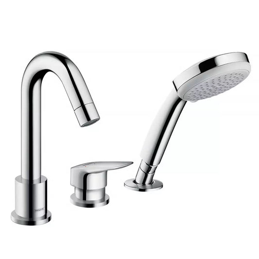 Змішувач для ванни на борт HANSGROHE LOGIS 71313000 на 3 отвори, хром
