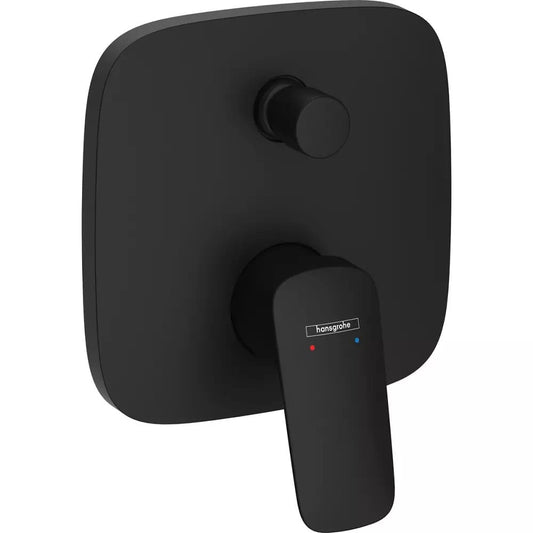 Змішувач для ванни прихованого монтажу HANSGROHE LOGIS 71405670 чорний матовий