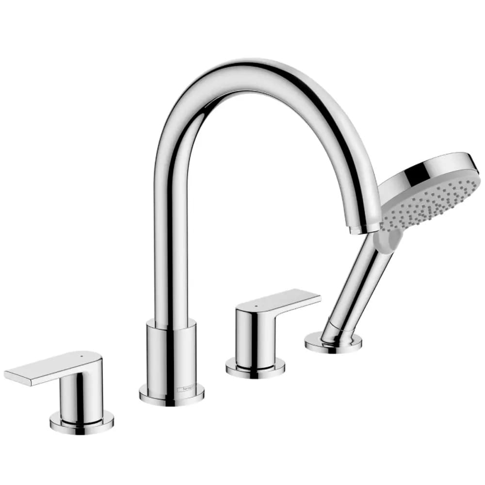 Змішувач для ванни на борт HANSGROHE VERNIS 71459000 на 4 отвори, хром