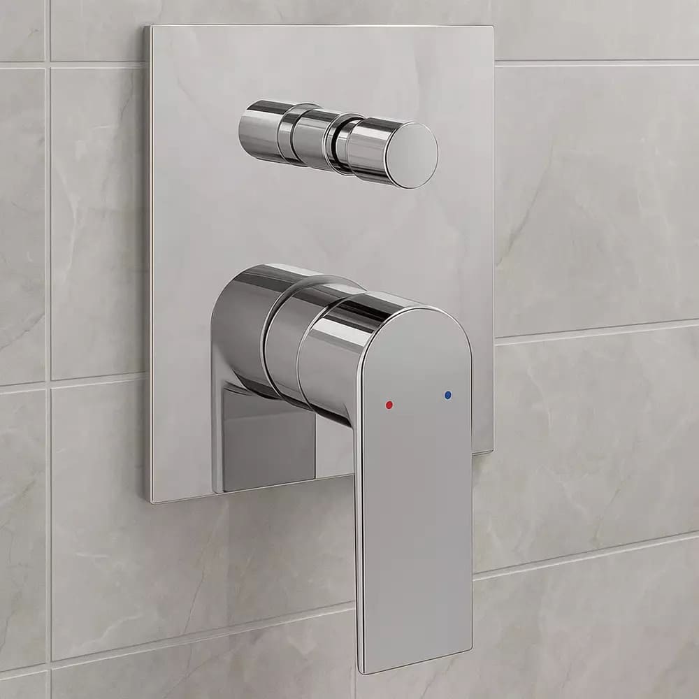 Змішувач для ванни прихованого монтажу HANSGROHE VERNIS SHAPE 71468000 хром