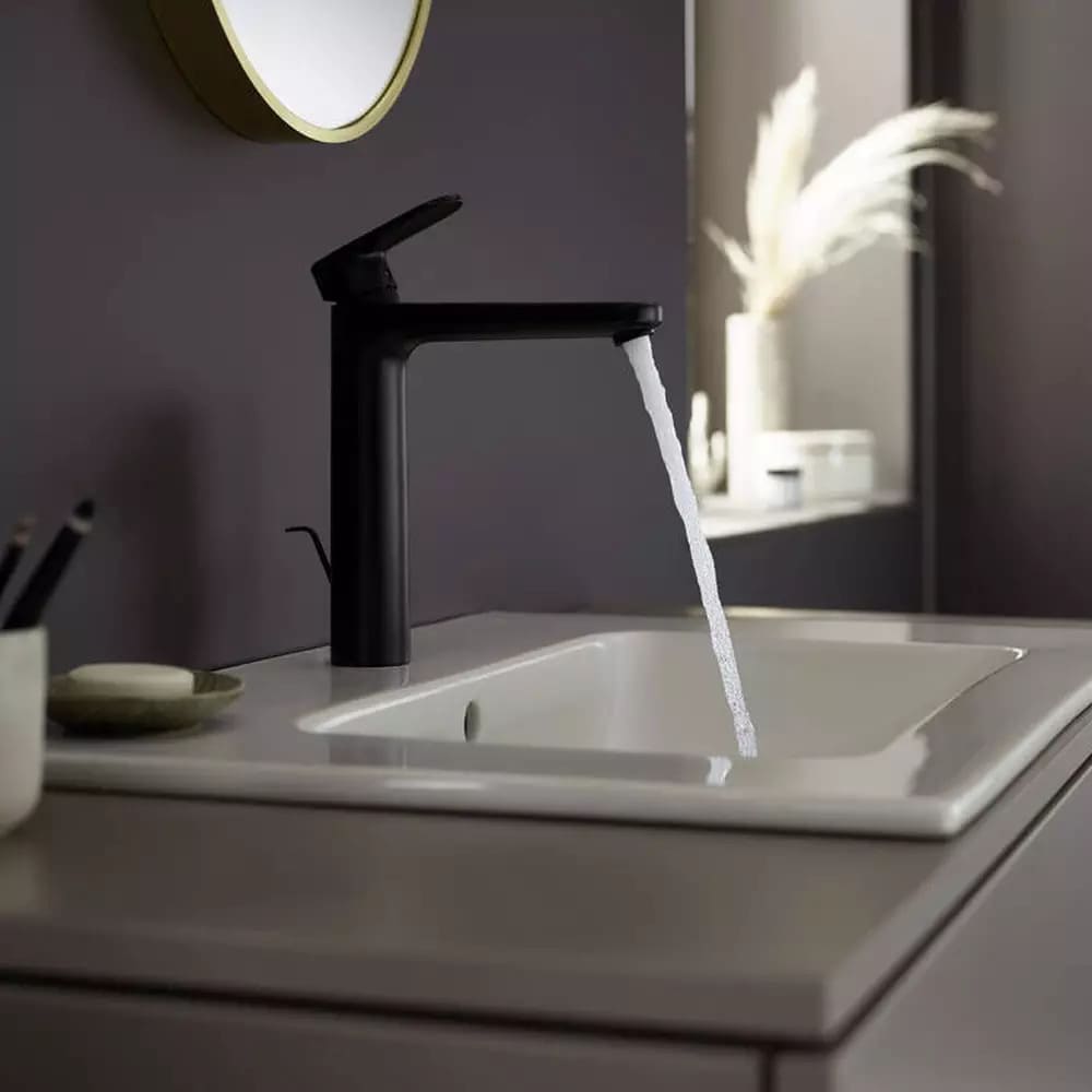 Змішувач для умивальника HANSGROHE VERNIS BLEND 71552670 чорний матовий