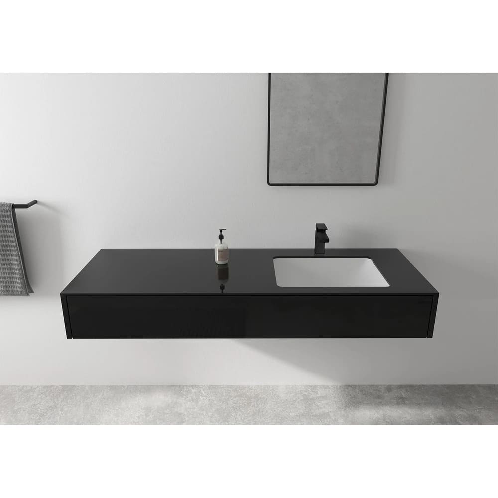Змішувач для умивальника HANSGROHE VERNIS SHAPE 71561670 чорний матовий