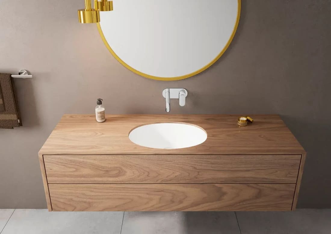 Змішувач прихованого монтажу для умивальника HANSGROHE VERNIS BLEND 71576670 чорний матовий