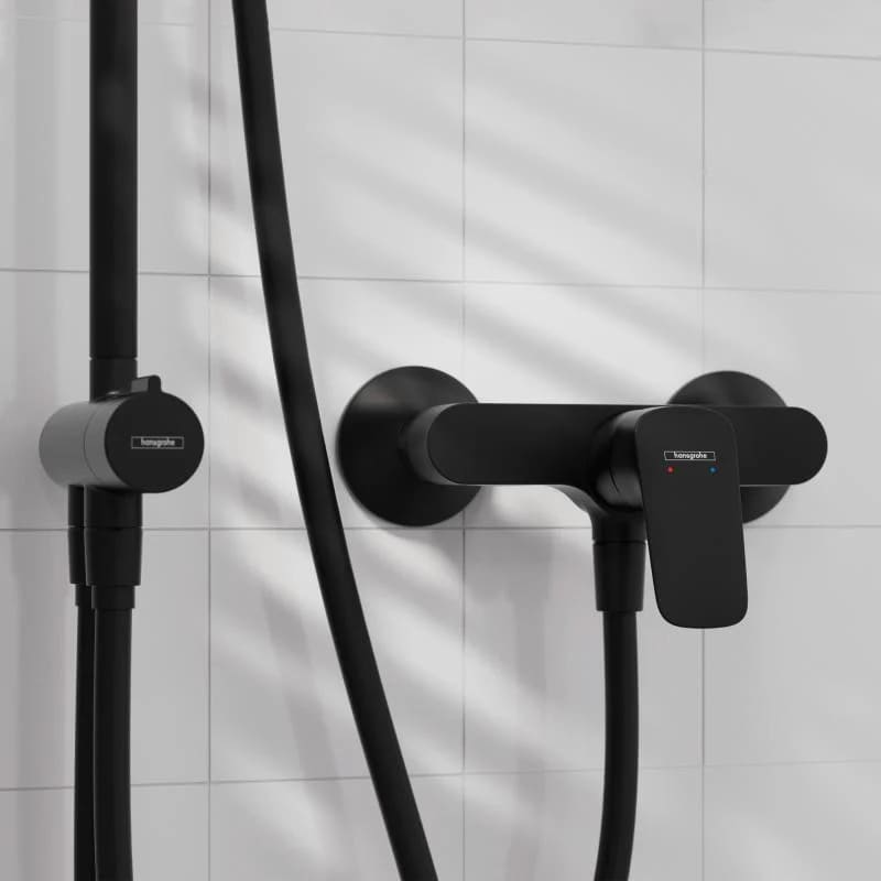 Змішувач для душу HANSGROHE LOGIS 71600670 чорний матовий