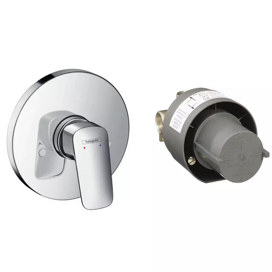 Змішувач для душу прихованого монтажу HANSGROHE LOGIS 71666000 хром