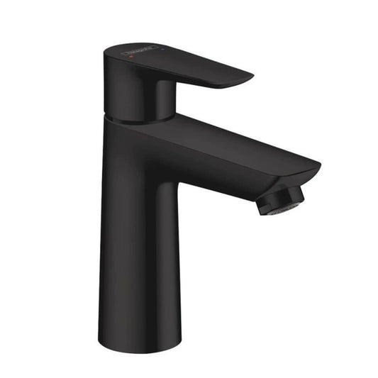 Змішувач для умивальника HANSGROHE TALIS E 71710670 одноважiльний, зi зливним гарнiтуром, чорний матовий