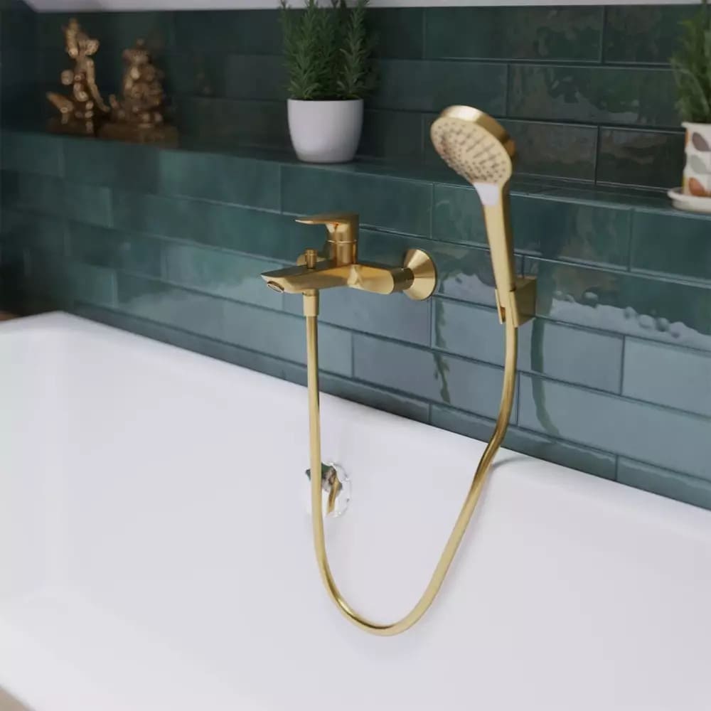 Змішувач для ванни HANSGROHE TALIS E 71740990 Золотий