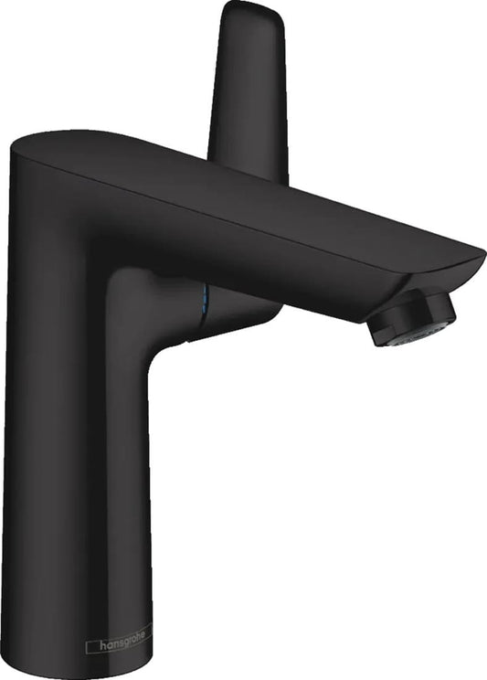 Змішувач для умивальника HANSGROHE TALIS E 71754670 одноважiльний, зi зливним гарнiтуром, чорний матовий