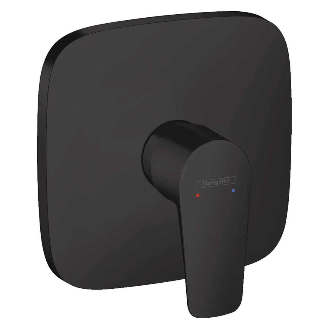 Змішувач для душу прихованого монтажу HANSGROHE SHOWER SELECT 71765670+01800180 IBOX universal, чорний матовий