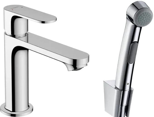 Змішувач для умивальника HANSGROHE REBRIS S 72215000 з гігієнічною лійкою