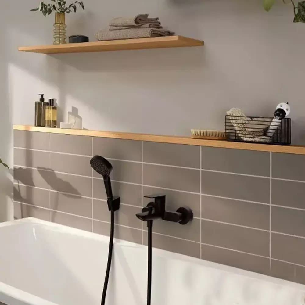 Змішувач для ванни HANSGROHE REBRIS E 72450670 чорний матовий