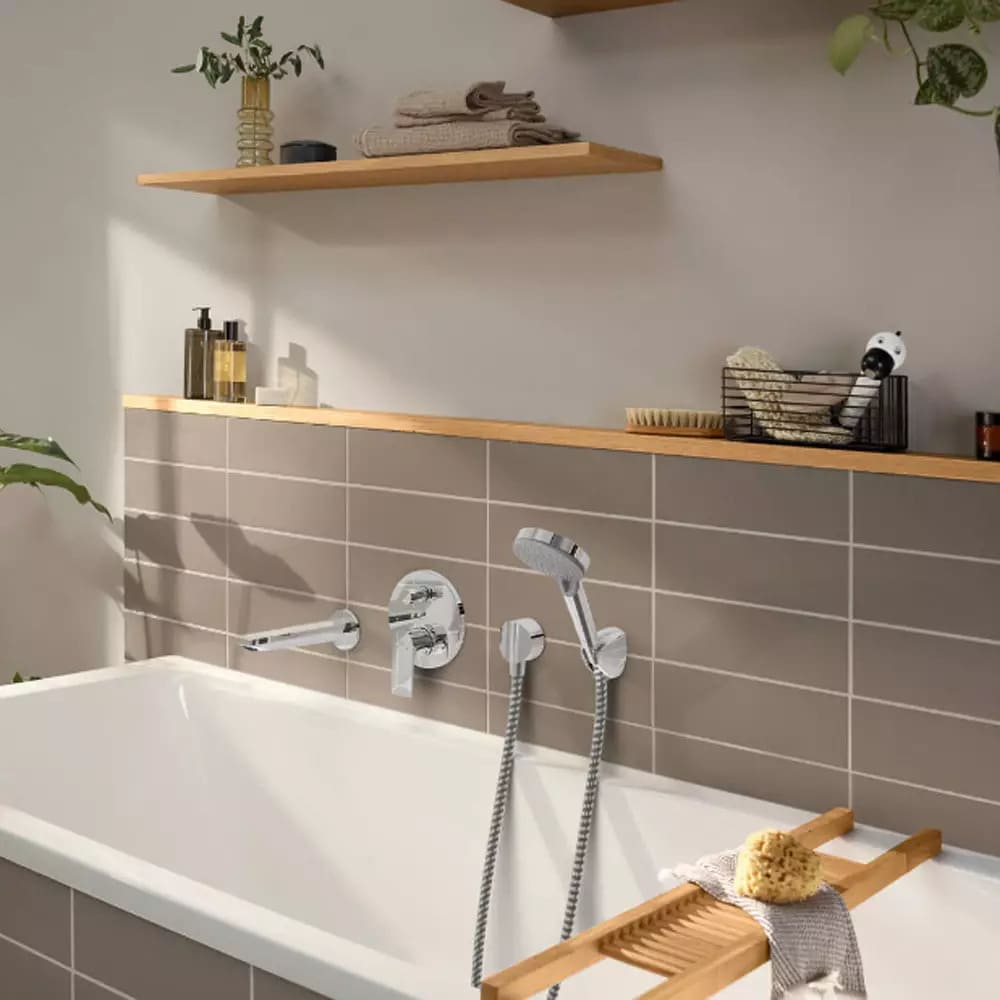Змішувач для ванни прихованого монтажу HANSGROHE REBRIS E 72468000 хром