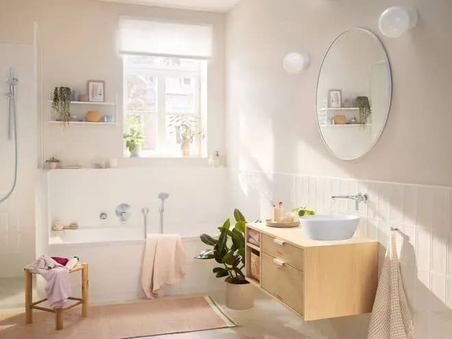 Змішувач прихованого монтажу для умивальника HANSGROHE REBRIS S 72528000 на 2 отвори, хром