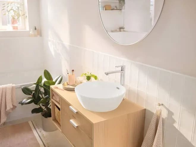 Змішувач для умивальника HANSGROHE REBRIS S 72582000 CoolStart, хром