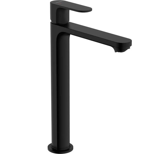Змішувач для умивальника HANSGROHE REBRIS S 72590670 CoolStart, EcoSmart+, чорний матовий