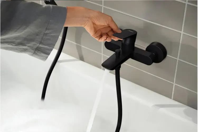 Змішувач для душу прихованого монтажу HANSGROHE REBRIS S 72667670 чорний матовий