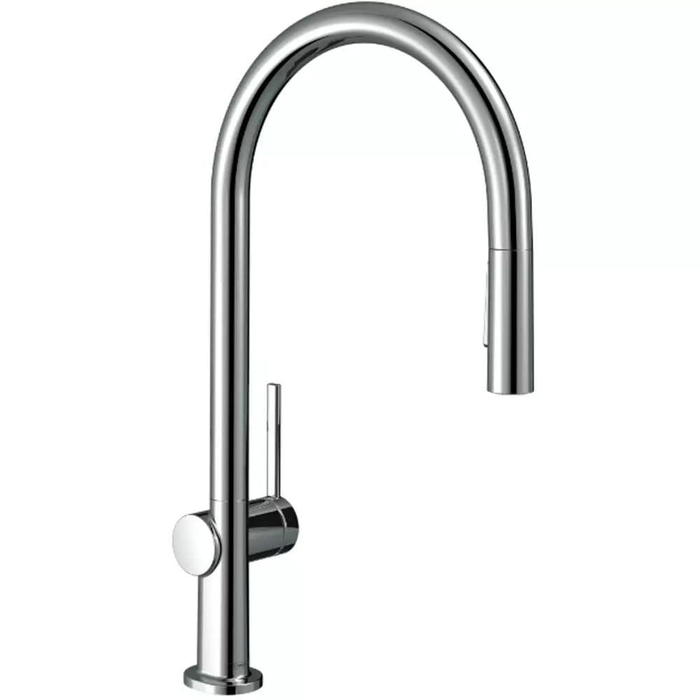 Змішувач для кухні HANSGROHE TALIS M54 72801000 одноважільний, 2jet, з висувним виливом, sBox, хром