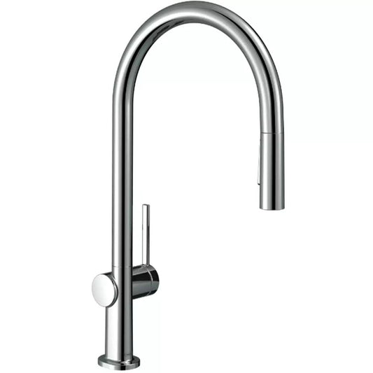 Змішувач для кухні HANSGROHE TALIS M54 72801000 одноважільний, 2jet, з висувним виливом, sBox, хром