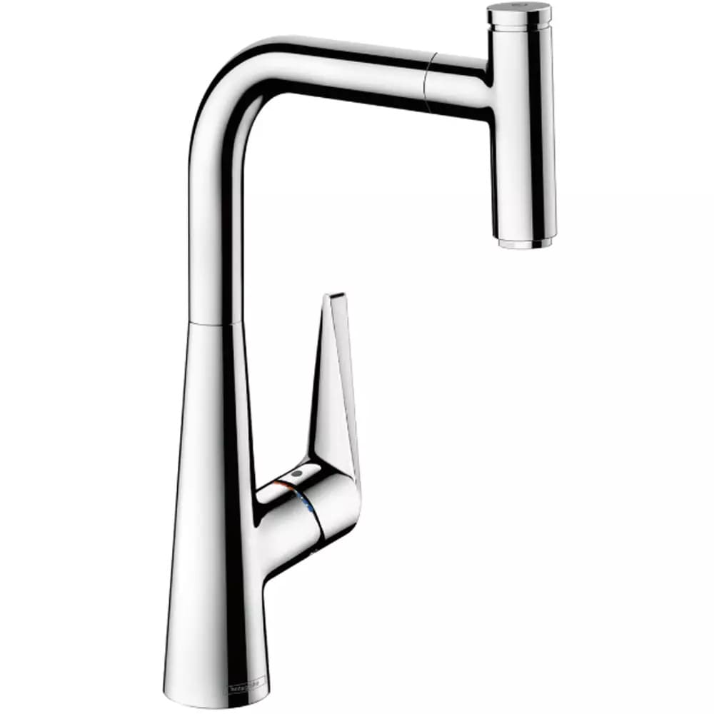 Змішувач для кухні HANSGROHE TALIS SELECT S 72821000 одноважільний, з висувним виливом, хром