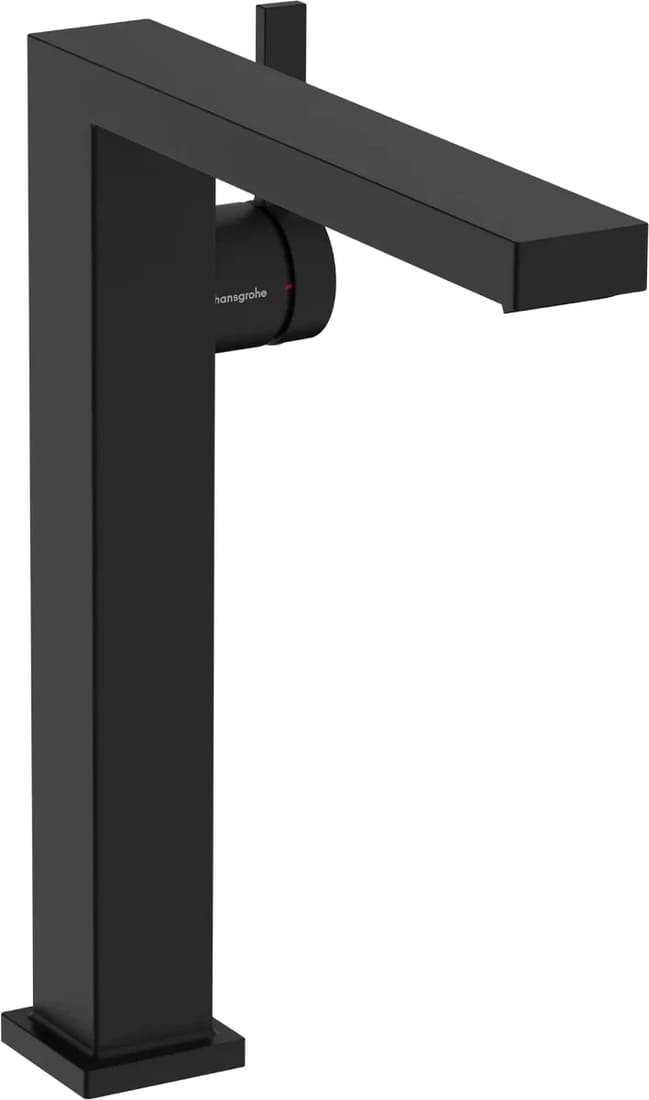 Змішувач для умивальника HANSGROHE TECTURIS E 73070670 одноважільний, CoolStart, push-open, чорний матовий