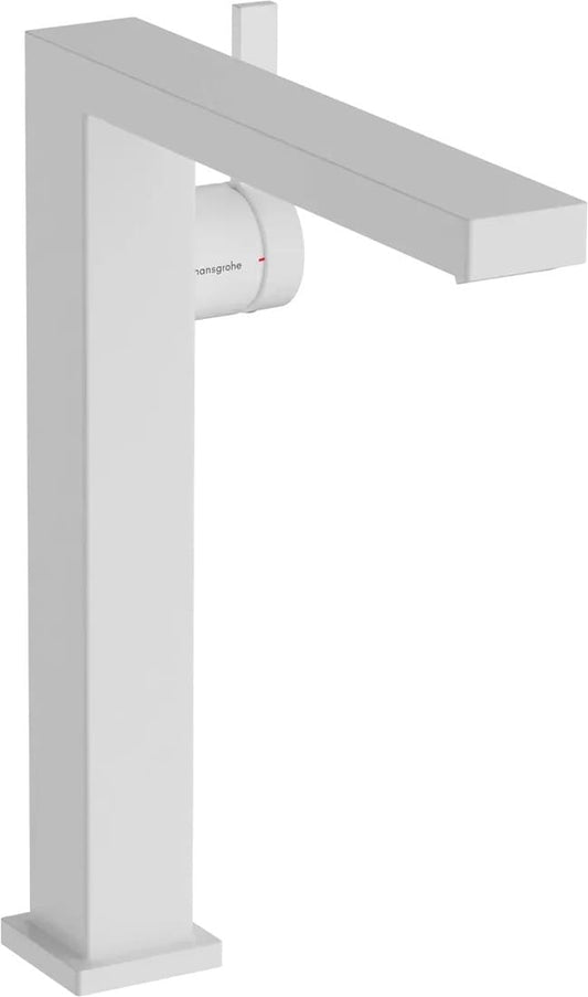Змішувач для умивальника HANSGROHE TECTURIS E 73070700 одноважільний,CoolStart, push-open, білий матовий