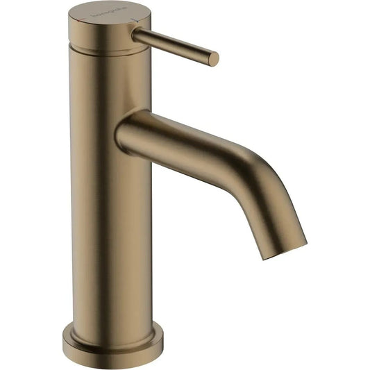 Змішувач для умивальника HANSGROHE TECTURIS S 73305140 одноважільний, CoolStart, pop -up, золотий матовий