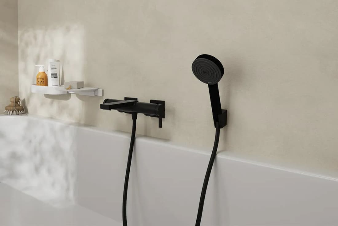 Змішувач для ванни HANSGROHE TECTURIS 73420670 чорний матовий