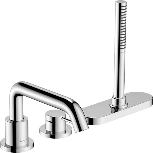 Змішувач для ванни на борт HANSGROHE TECTURIS 73447000 на 3 отвори, хром