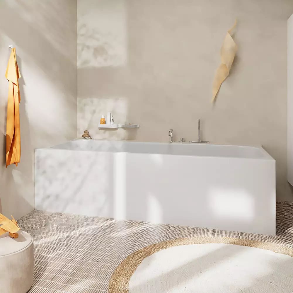 Змішувач для ванни на борт HANSGROHE TECTURIS 73447000 на 3 отвори, хром