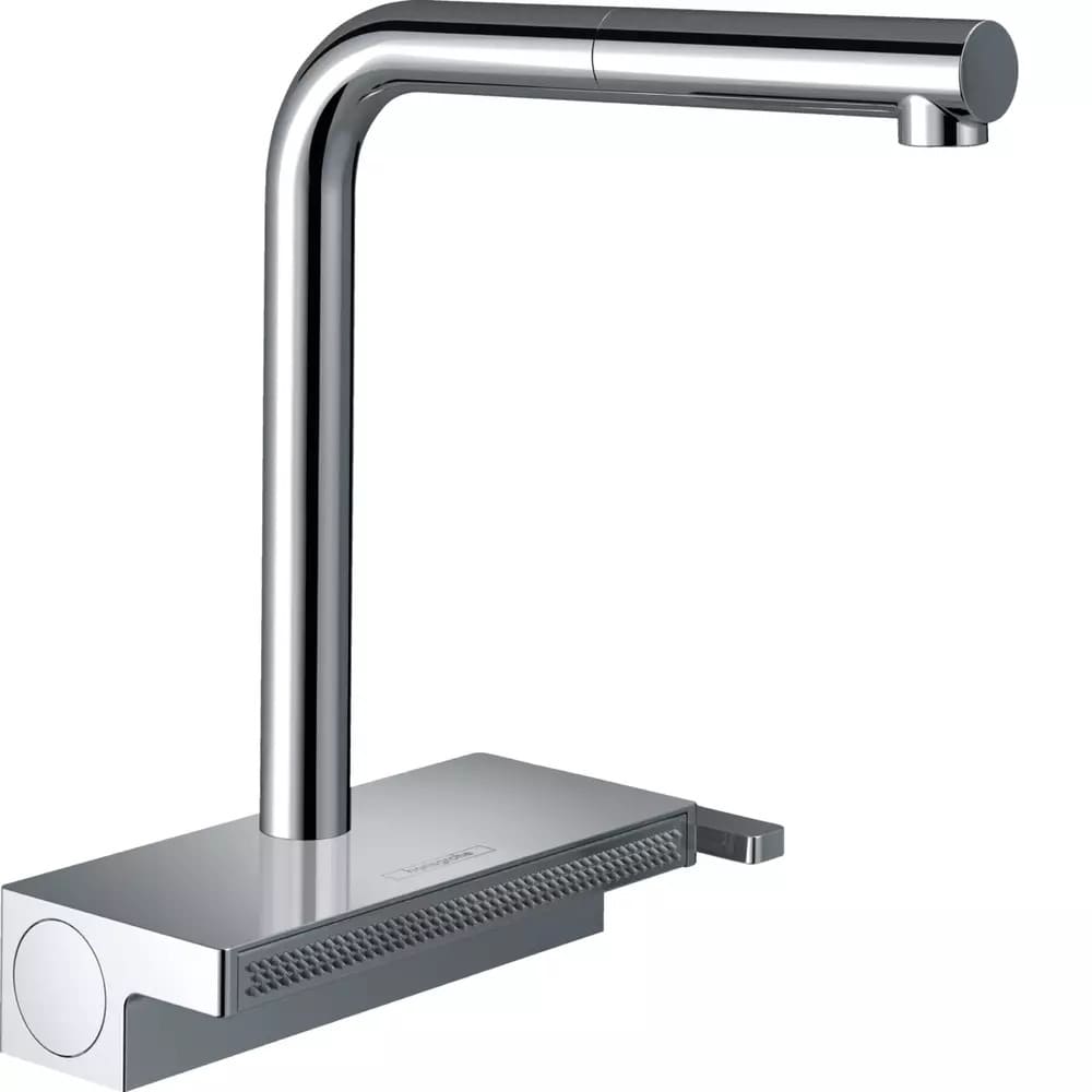 Змішувач для кухні HANSGROHE FRANCO 73830000 з висувним виливом, sBox, хром
