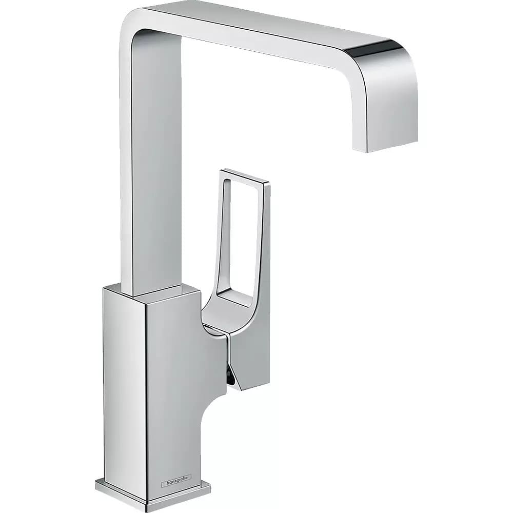 Змішувач для умивальника HANSGROHE METROPOL 74511000 одноважiльний з донним клапаном push-open, хром