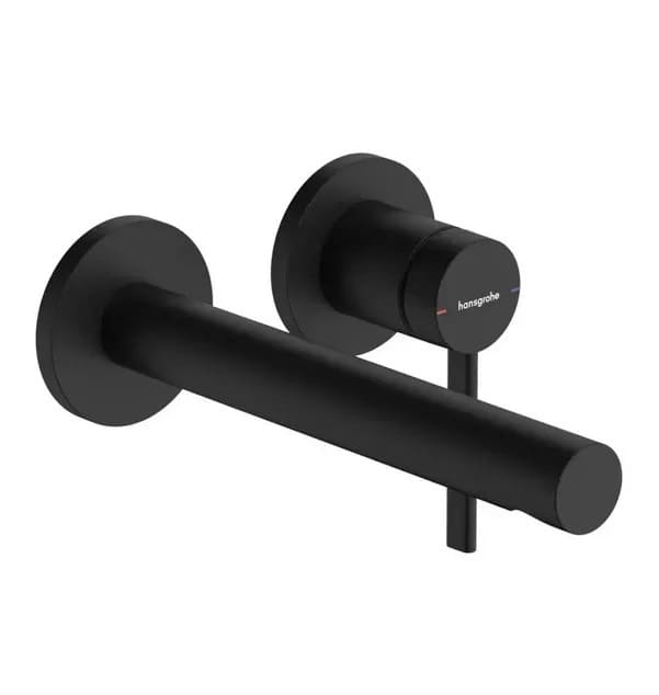 Змішувач прихованого монтажу для умивальника HANSGROHE ZESIS 74750670 на 2 отвори, колір чорний матовий