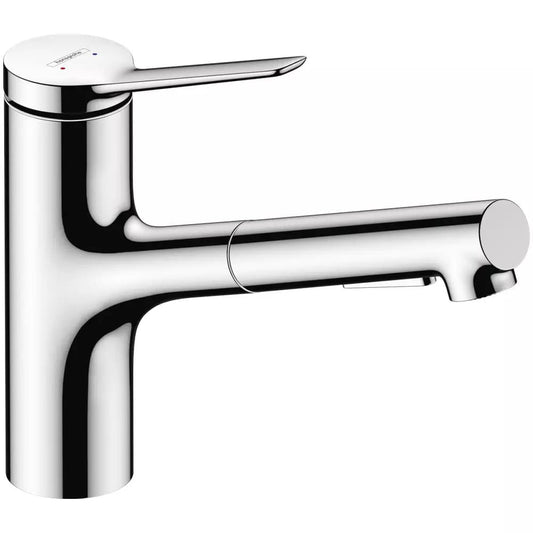 Змішувач для кухні HANSGROHE ZESIS 74800000 2jet, з висувним виливом, хром