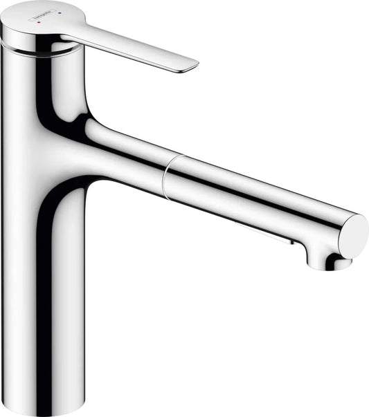 Змішувач для кухні HANSGROHE ZESIS 74804000 2jet, з висувним виливом, Sbox lite, хром