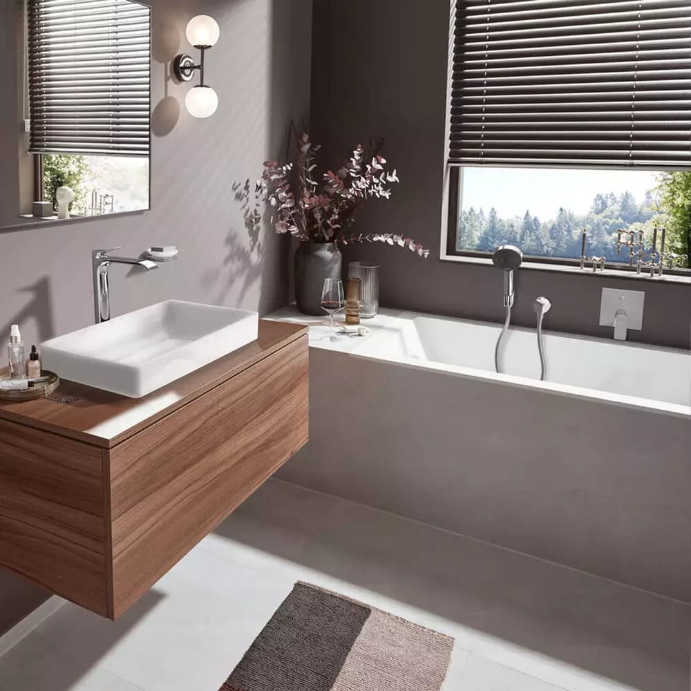 Змішувач для ванни прихованого монтажу HANSGROHE VIVENIS 75415000 хром