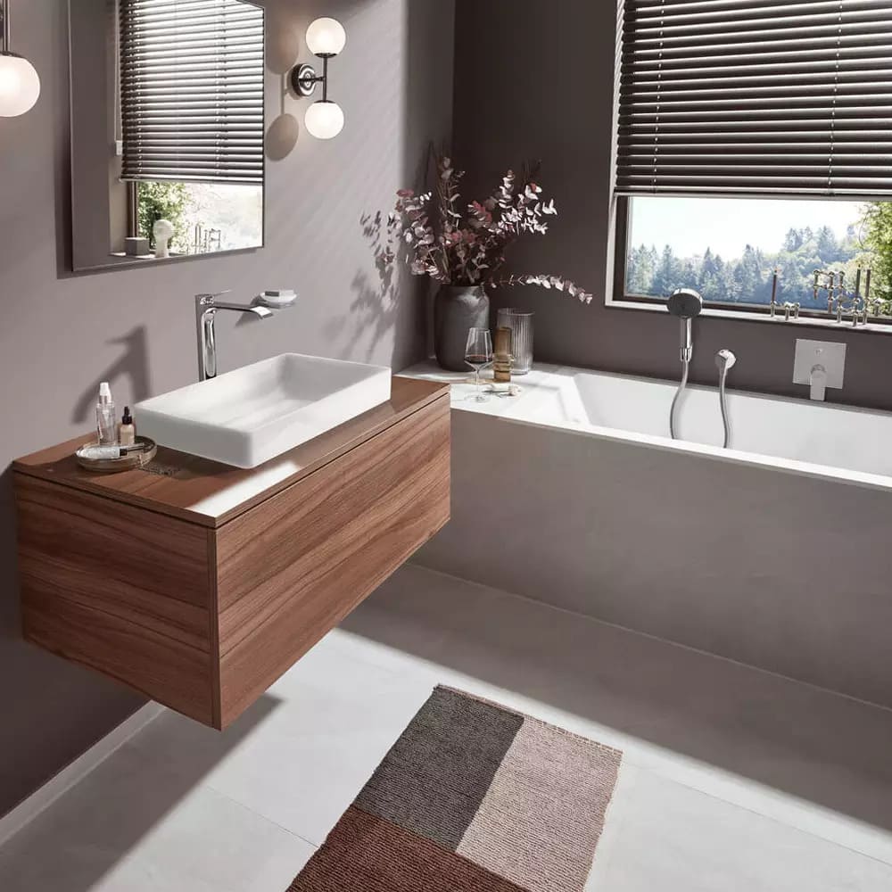 Змішувач для ванни прихованого монтажу HANSGROHE VIVENIS 75415700 білий