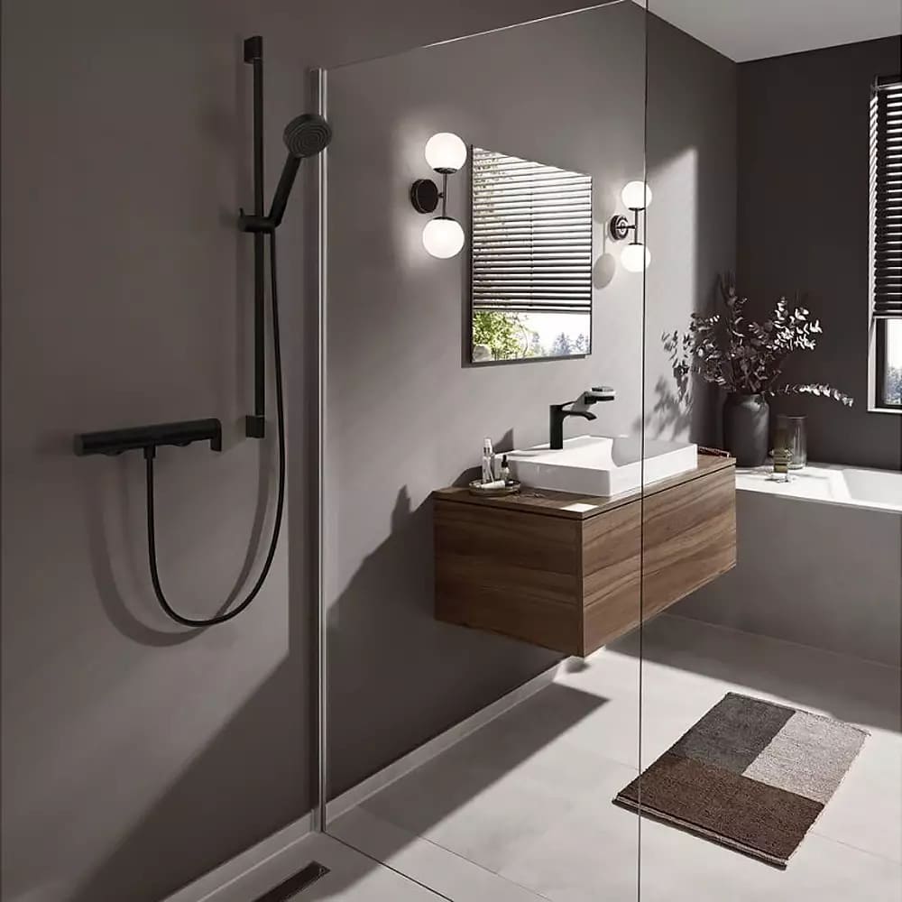 Змішувач для душу HANSGROHE VIVENIS 75620670 чорний матовий