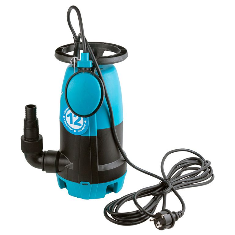 Насос дренажний садовий 3в1 0.5кВт Hmax 6.1м Qmax 210л/хв Aquatica XKJa500E (773133)