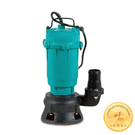 Насос каналізаційний 0.75кВт Hmax 14м Qmax 275л/хв Aquatica WQD10-11-0,75 (773412)
