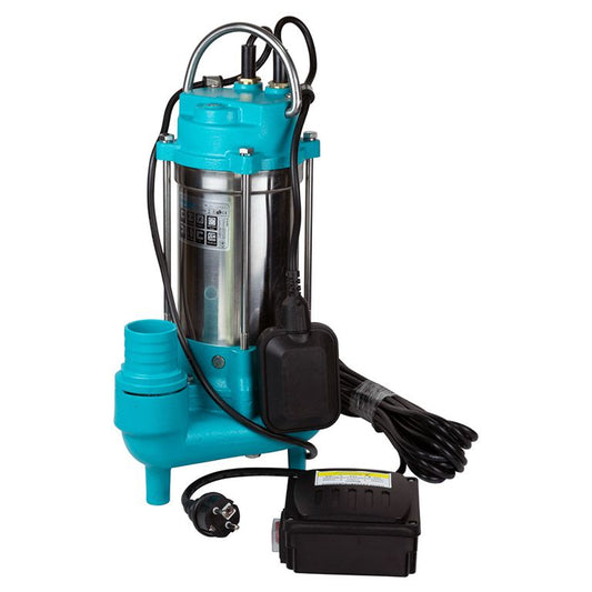 Насос каналізаційний 1.1кВт Hmax 15.5м Qmax 300л/хв з ножем (нерж) Aquatica WQD7-12-1.1QGF (773433)