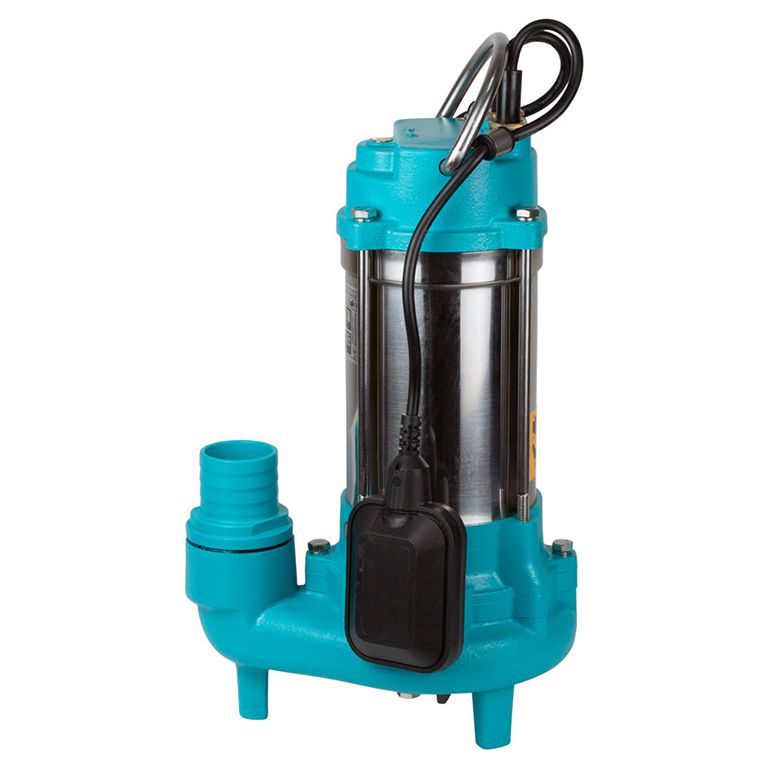 Насос каналізаційний 0.75кВт Hmax 12м Qmax 225л/хв з ножем (нерж) Aquatica WQD7-8-0.75QGF (773432)