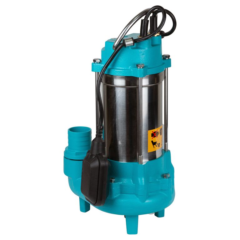 Насос каналізаційний 0.75кВт Hmax 12м Qmax 225л/хв з ножем (нерж) Aquatica WQD7-8-0.75QGF (773432)